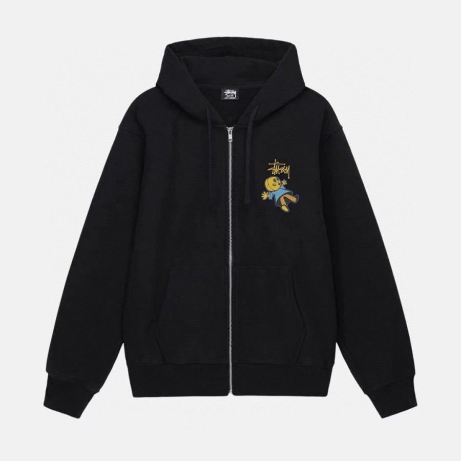 old stussy double zip foodie パーカー センターロゴ Stüssy Japan | スウェット | フーディ、クルー & スウェットパンツ