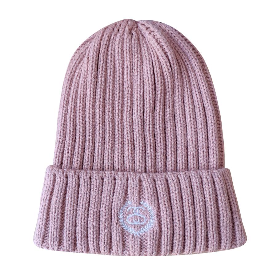 Stussy ピンク ニット帽 OS ピンク系 STUSSY(ステューシー) ニットキャップ・ビーニー(メンズ