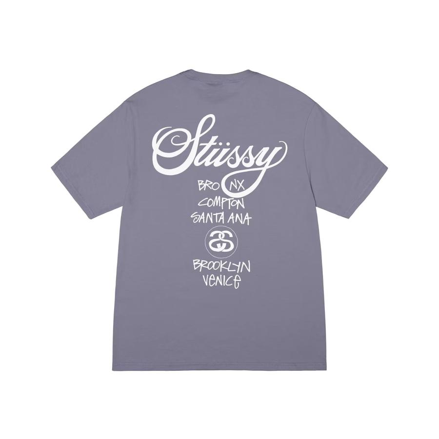 (ステューシー) STUSSY WORLD TOUR TEE 3903614 メンズ 半袖 Tシャツ ストック ロゴ stussy トップス コットンメンズ [並行輸入品]