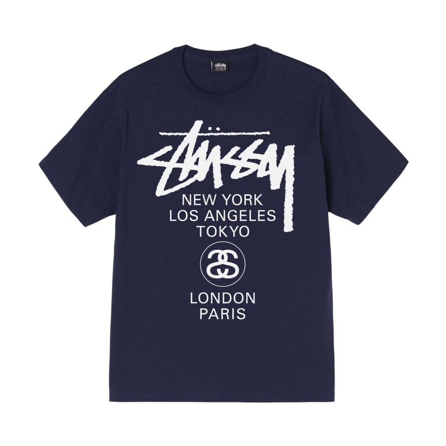 (ステューシー) STUSSY WORLD TOUR TEE 3903614 メンズ 半袖 Tシャツ ストック ロゴ stussy トップス コットンメンズ [並行輸入品]｜white-wind-shop｜10