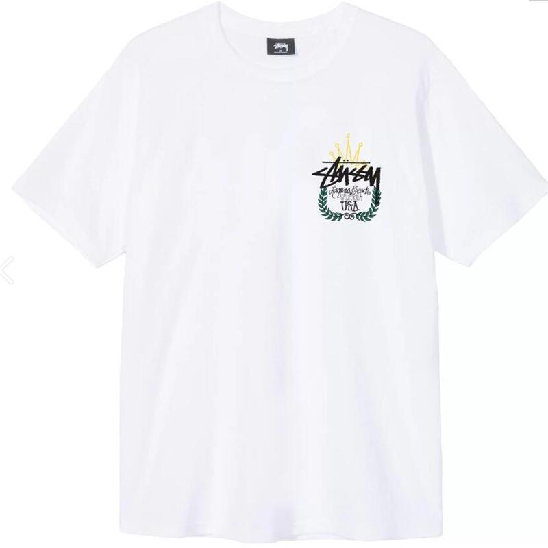 STUSSY (ステューシー) LB WREATH TEE WHTIE 3903617 Tシャツ STUSSY (ステューシー) LB WREATH TEE WHTIE 3903617 Tシャツ