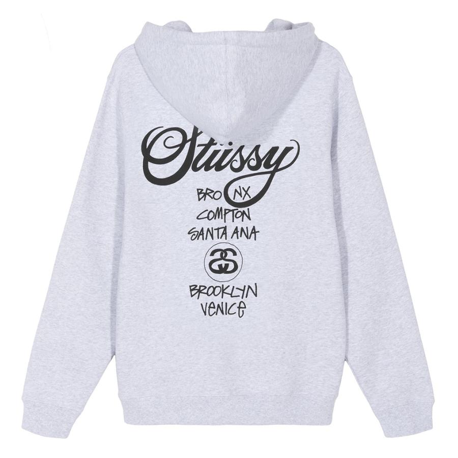 STUSSY ステューシー WORLD TOUR HOODie パーカー フード フーディ