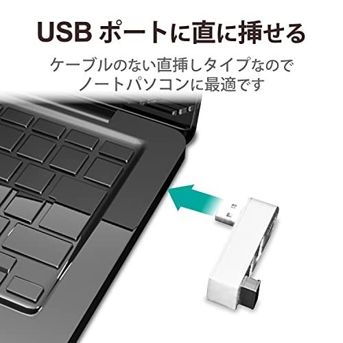 エレコム USBハブ 2.0 バスパワー 3ポート 直挿し 機能主義 MacBook/Surface Pro/Chromebook他 ノートPC｜white-wings2｜03