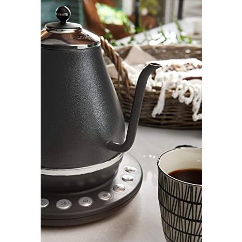 デロンギ(DeLonghi)電気ケトル アイコナ カフェ グレー 温度設定機能