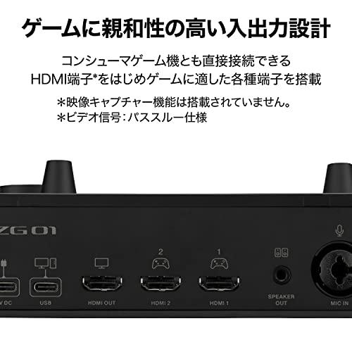 ヤマハ YAMAHA ゲーム/配信用オーディオミキサー ZG01 : White ヤマハ YAMAHA ゲーム/配信用オーディオミキサー ZG01 : White