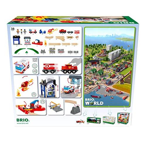 BRIO WORLD ブリオ ワールド レスキューチームセット 36025 Amazon.co.jp: BRIO (ブリオ) レスキューチームセット [全44