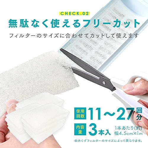 アイメディア 縦型洗濯機用 糸くずフィルター ゴミ取りフィルター 最大27回分 シート型 抗菌 防臭 取付簡単 衛生的 |  | 05