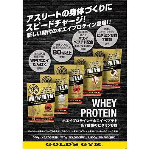 ゴールドジム(GOLD'S GYM) ホエイプロテイン カフェオレ風味