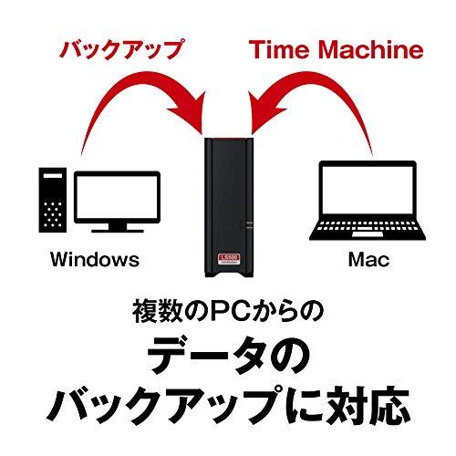 BUFFALO NAS スマホ/タブレット/PC対応 ネットワークHDD 4TB 