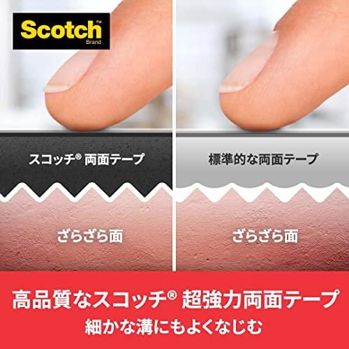 3M スコッチ 超強力両面テープ プレミアゴールド スーパー多用途 粗面用 幅12mm長さ1.5m KPR-12R｜white-wings2｜03