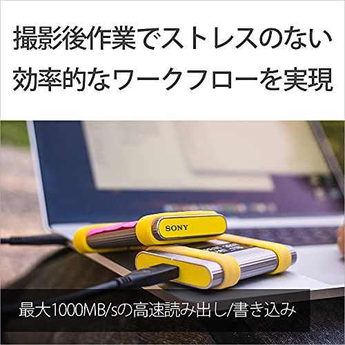 ソニーSONY ポータブルSSD 外付け 500GB ハイスピード 防水防塵