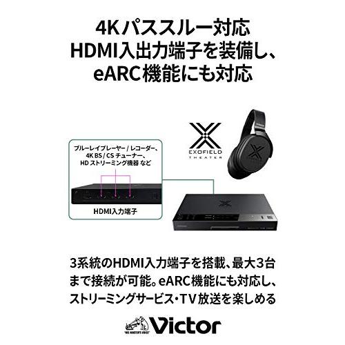 【公式】 Victor JVC EXOFIELD THEATER XP-EXT1 ワイヤレスシアターシステム 7.1.4ch（マルチチャンネル音源）対応 【1498974583】(54575円)