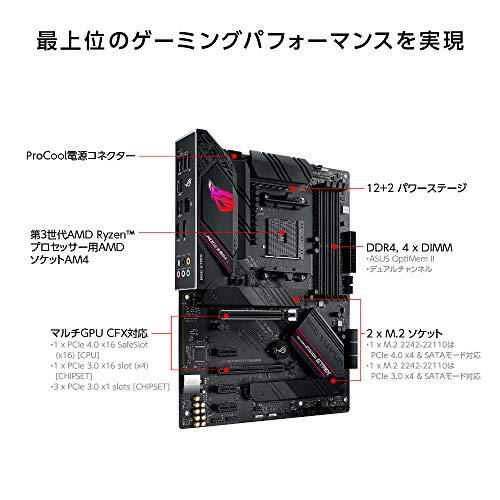 ASUS AMD B550 搭載 AM4 対応 マザーボード ROG STRIX B550-F GAMING 