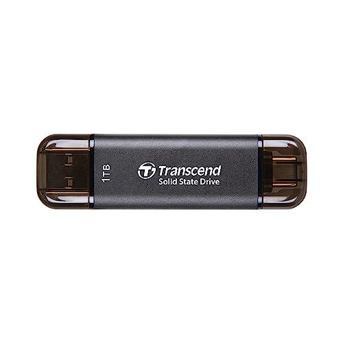 トランセンド ポータブルSSD 1TB 高速 最大1050 MB/s 超小型軽量