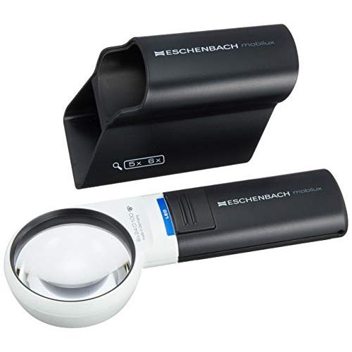 エッシェンバッハ　mobiluxLED+mobase　LEDワイドライトルーペ＆専用スタンド　60mmΦ(6倍)　1511-6M 【北海道・沖縄・離島配送不可】 エッシェンバッハ mobiluxLED+mobase LEDワイドライトルーペ&専用