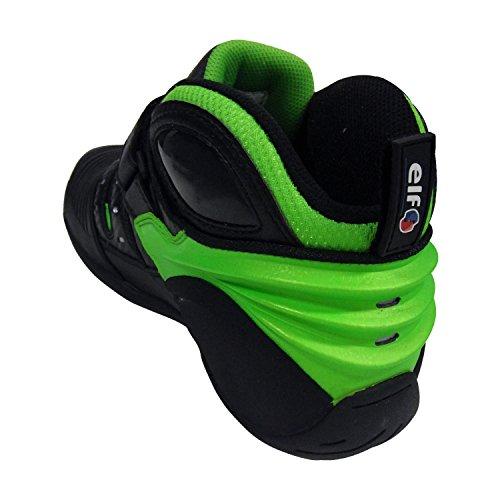 新品】elf SYNTHESE-14 バイクシューズ緑28cm