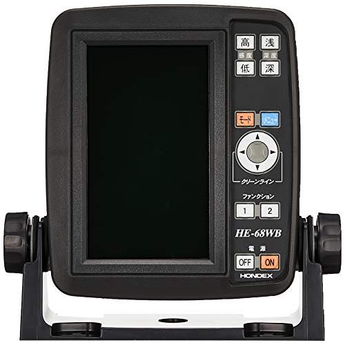 ホンデックス(HONDEX) 5型ワイド液晶ポータブル魚探 HE-68WB : White 