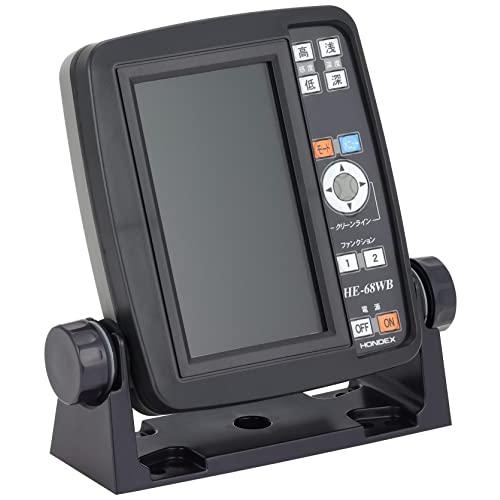 ホンデックス(HONDEX) 5型ワイド液晶ポータブル魚探 HE-68WB : White 