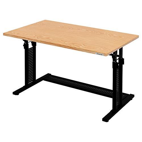 Bauhutte(バウヒュッテ) PCデスク 昇降式 (幅100×奥行き60cm) 木目 BHD 