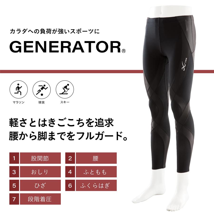 大特価❤️シーダブリューエックス ワコール メンズスポーツタイツ ジェネレーター シーダブリュー・エックス（CWX）（メンズ）スポーツタイツ