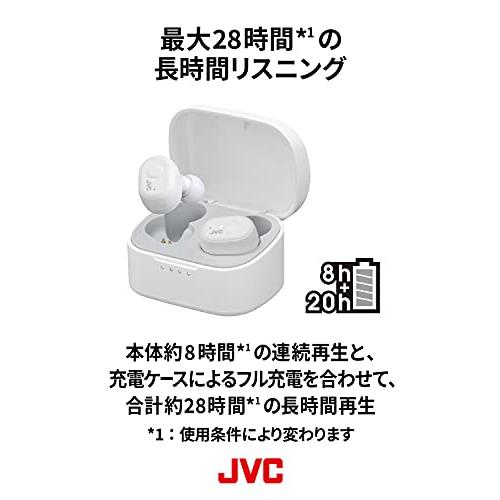 JVCケンウッド HA-A11T-W 完全ワイヤレスイヤホン 本体質量5.2g小型軽量ボディ 最大28時間再生 外音取込み機能 防水仕様 Blu｜white-wings2｜03