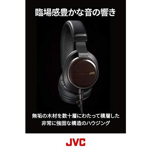 JVC 密閉型ヘッドホン CLASS-S WOODシリーズ ハイレゾ対応 HA-SW01
