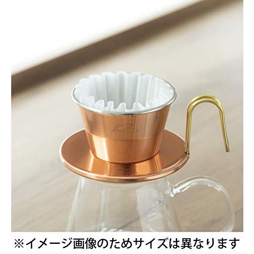 カリタ Kalita コーヒー ドリッパー ウェーブシリーズ 銅製 2~4