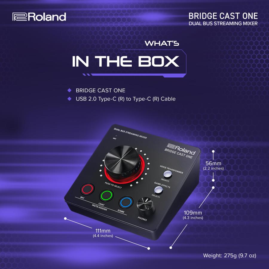 ローランド Roland/BRIDGE CAST ONE/ゲーミングDACアンプ ローランド Roland/BRIDGE CAST ONE/ゲーミングDACアンプ