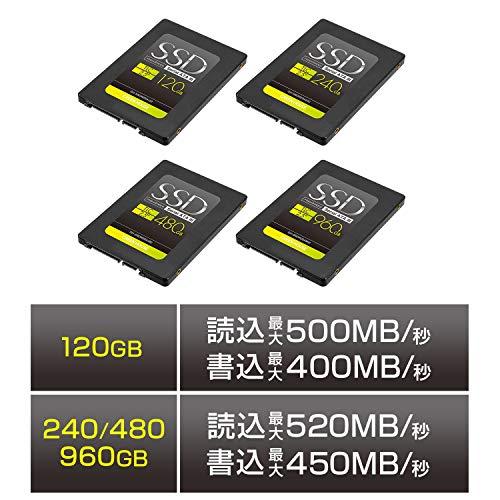 グリーンハウス SSD 960GB 2.5インチ シリアルATA-III (6Gb/s)対応高速モデル 3年 GH-SSDR2SA960｜white-wings2｜05