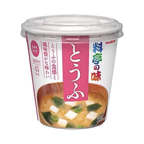 マルコメ カップ料亭の味 とうふ 即席味噌汁 1食×6個 | 