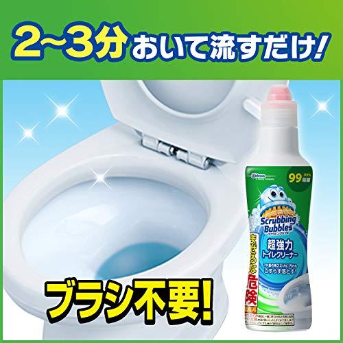 【まとめ買い】 スクラビングバブル 超強力 トイレクリーナー ボトルタイプ 400g×3個｜white-wings2｜02