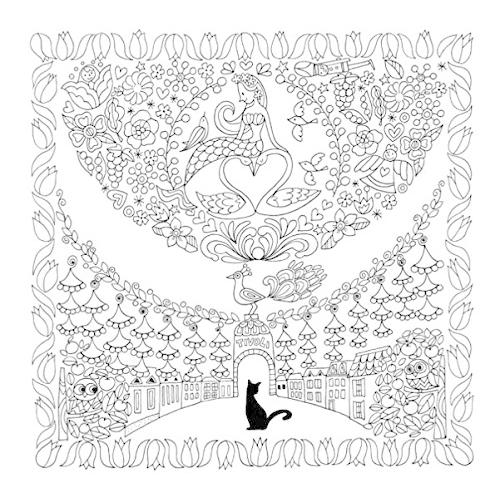 世界一周 ぬり絵の旅 around the world trip かわいい楽しいぬり絵