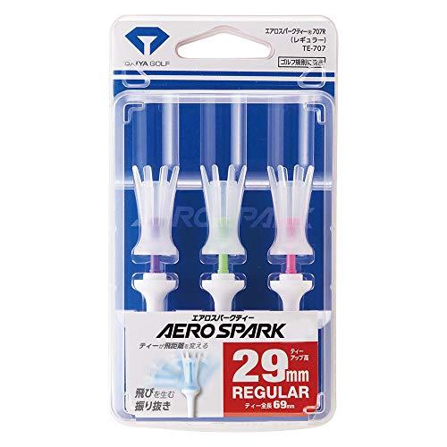 (未使用･未開封品)　ダイヤ(DAIYA) ゴルフティー エアロスパークティー 707 レギュラー クリアー TE-707 ar3p5n1 ダイヤゴルフ(DAIYA GOLF) ゴルフティー エアロスパークティー