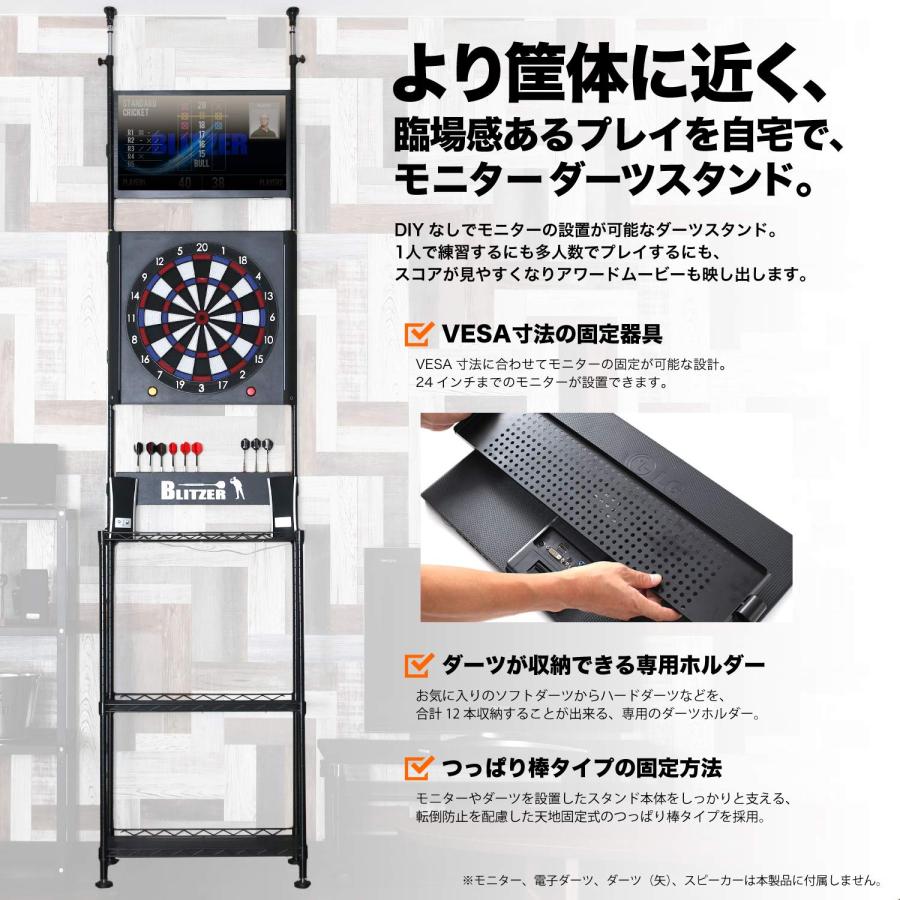 BLITZER(ブリッツァー) DIYなしでモニターが取り付けられる
