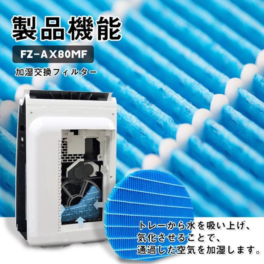 SHARP シャープ 空気清浄機 フィルター FZ-AX80MF 交換用 互換品 SHARP シャープ 空気清浄機 フィルター FZ-AX80MF 交換用 互換品