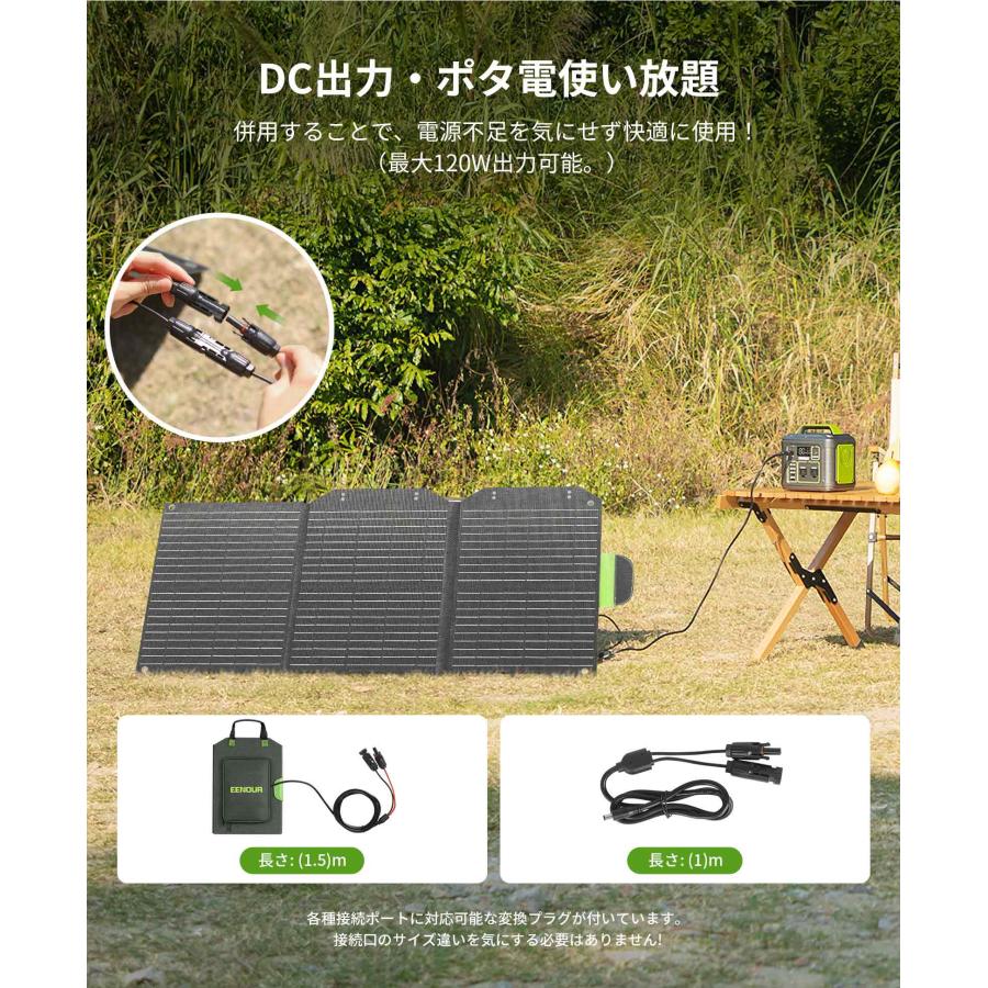 2024年新型 EENOUR ソーラーパネル60w 22%転換率 折りたたみ式 2024年新型 EENOUR ソーラーパネル60w 22%転換率 折りたたみ式