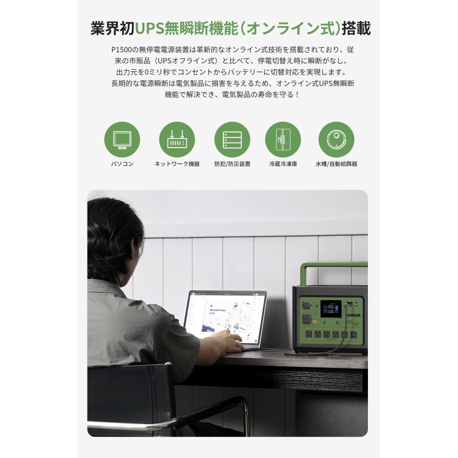 EENOUR 「超高倍還元・48H限定」EENOUR P1500 1536Wh 3600W EENOUR 「超高倍還元・48H限定」EENOUR P1500 1536Wh 3600W