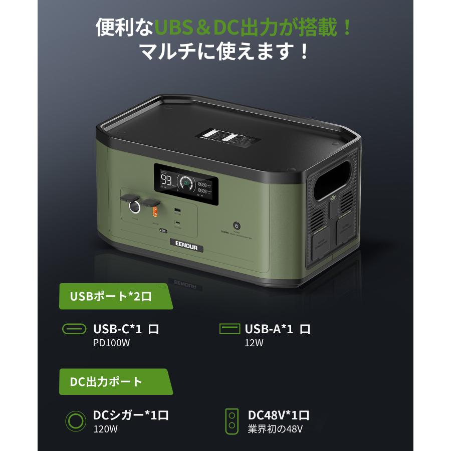 EENOUR X2000 エクストラバッテリー 拡張バッテリー 2048Wh EENOUR X2000 エクストラバッテリー 拡張バッテリー 2048Wh