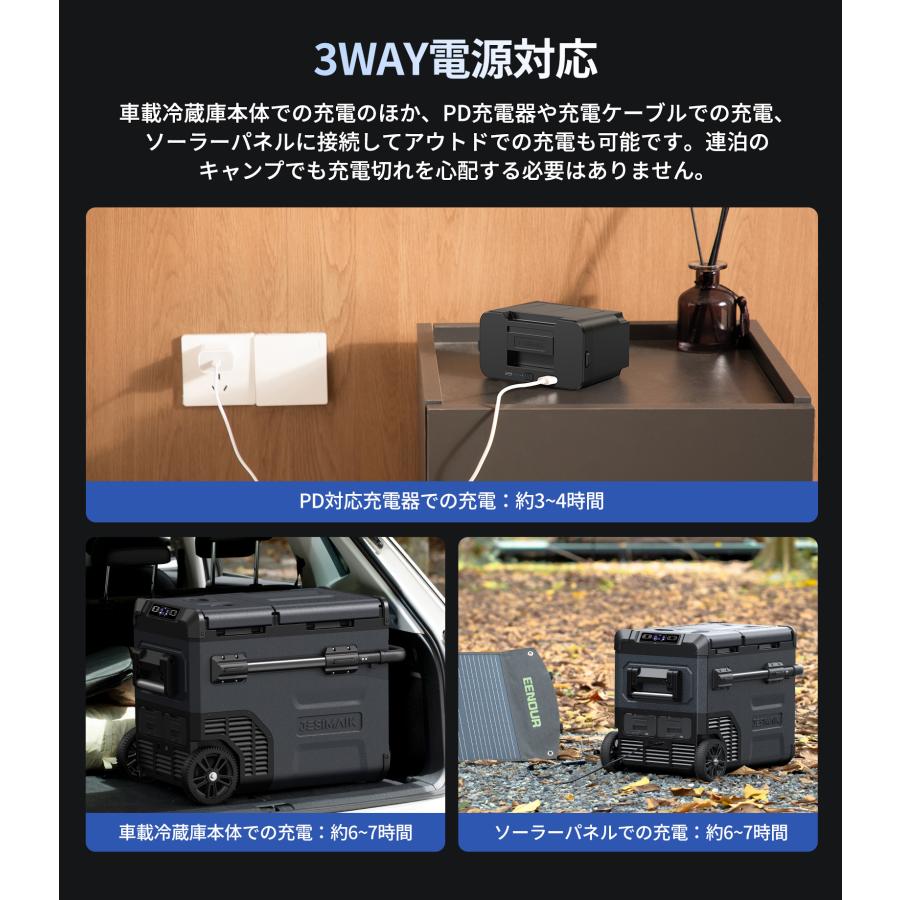 JESIMAIK 冷蔵冷凍庫用バッテリー ポータブル冷蔵庫E20/E28/E45 JESIMAIK 冷蔵冷凍庫用バッテリー ポータブル冷蔵庫E20/E28/E45