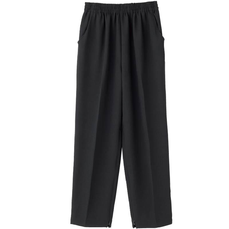 婦人吸汗速乾裾ファスナーパンツ 39050 春から夏のお出かけに吸汗速乾に優れた素材  ケアファッション 日本製 | ケアファッション・アクティブ | 04