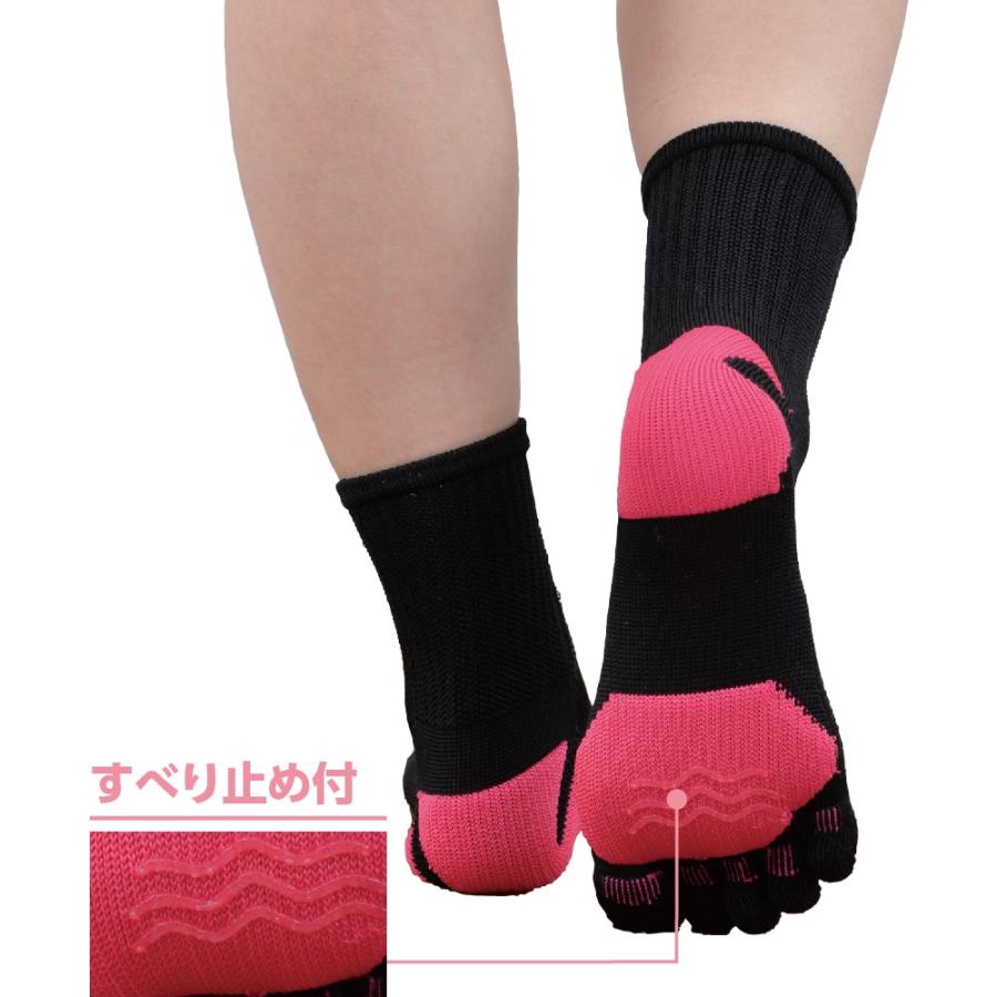 クッションフィンガーズソックス 800317  歩くをしっかりサポート　ケアファッション | ケアファッション・アクティブ