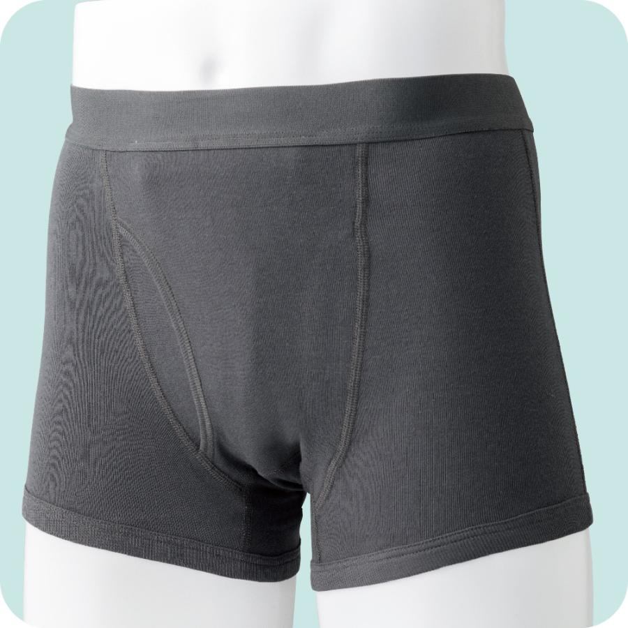 紳士安心快適ボクサーブリーフ【吸水量20cc】(2枚組） M〜３L　800431 滲みだし防止機能付　ケアファッション | ケアファッション・アクティブ | 03