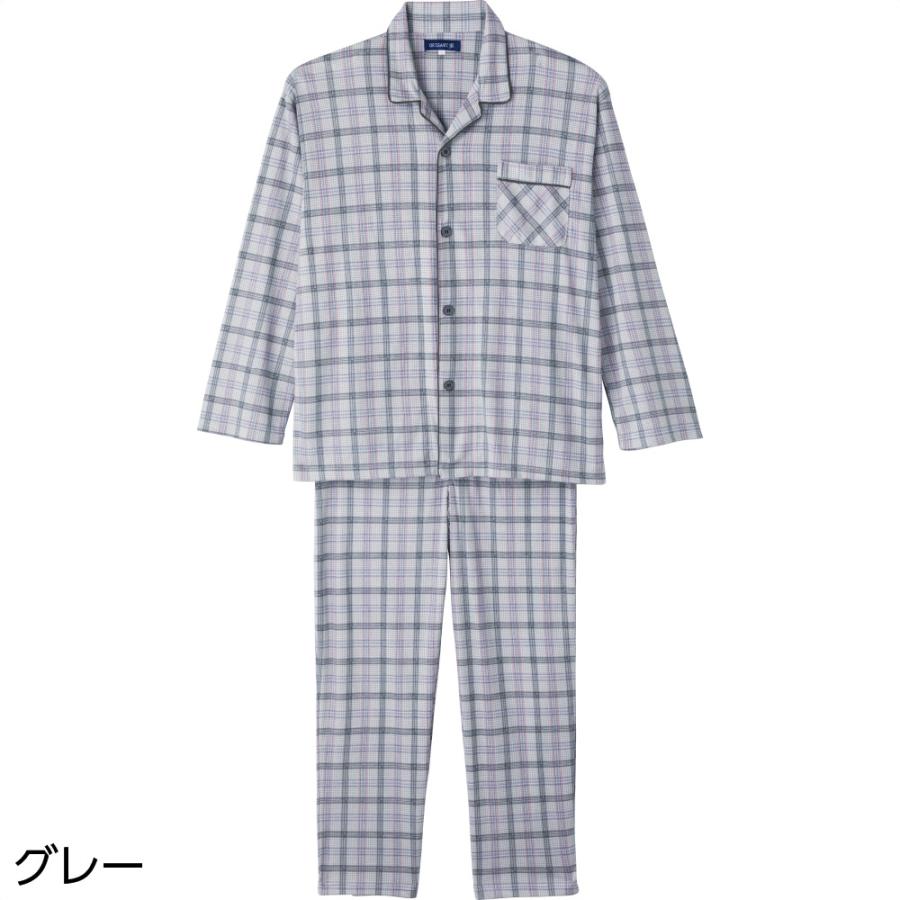 紳士ワンタッチパジャマ 800506 1年を通して快適な寝心地  年間用 　ケアファッション | ケアファッション・アクティブ | 02