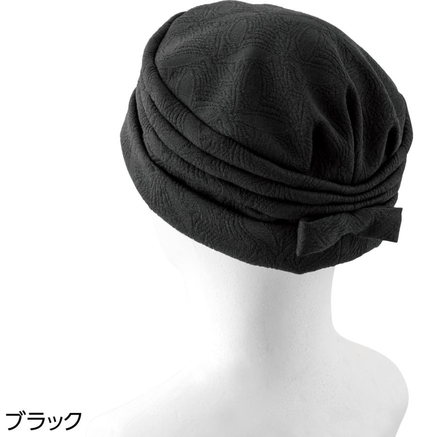 ジャカードターバン 800522 髪型が決まらない日のお出かけにサッとかぶれて安心。服装を選ばない無地タイプ。 日本製  NEW!ケアファッション | ケアファッション・アクティブ | 01