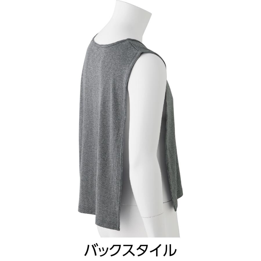紳士丸首脇縫製無シャツ 800661 服を着たまま脱げる汗取りインナー 　ケアファッション | ケアファッション・アクティブ | 01