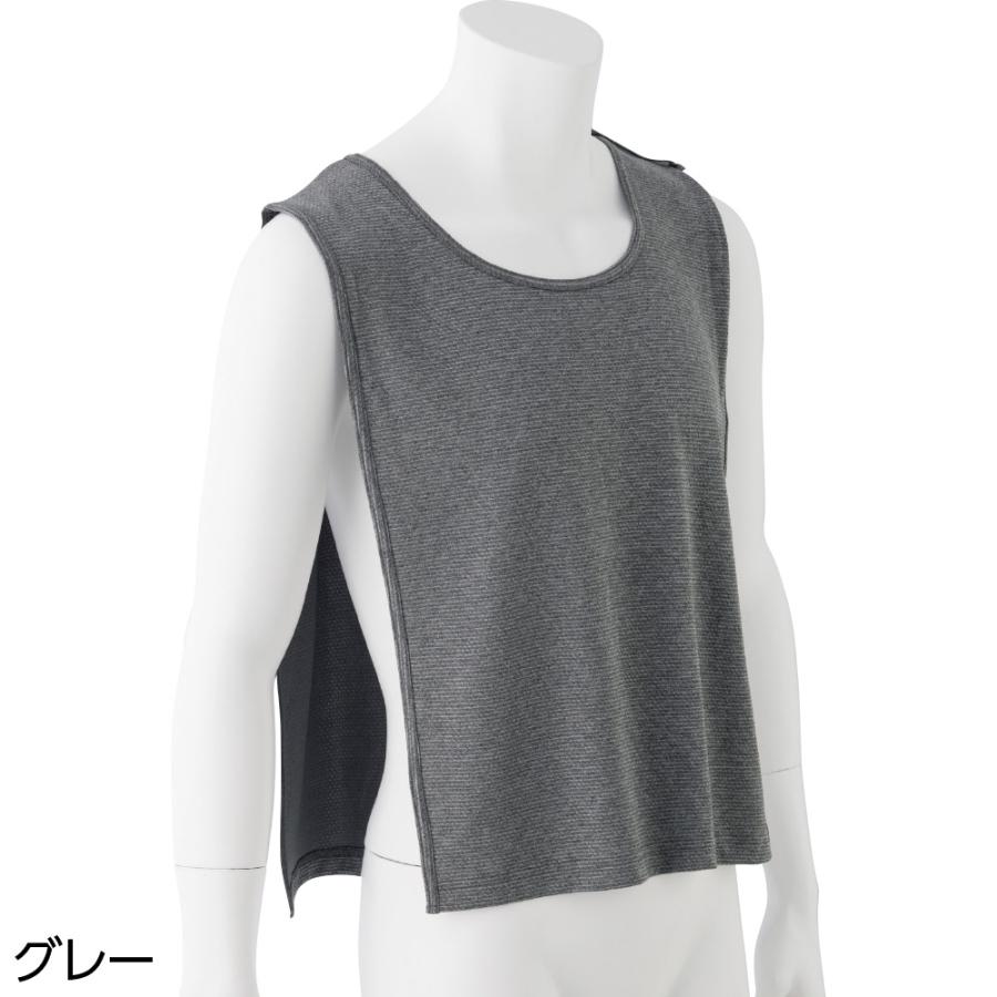 紳士丸首脇縫製無シャツ 800661 服を着たまま脱げる汗取りインナー 　ケアファッション | ケアファッション・アクティブ | 02