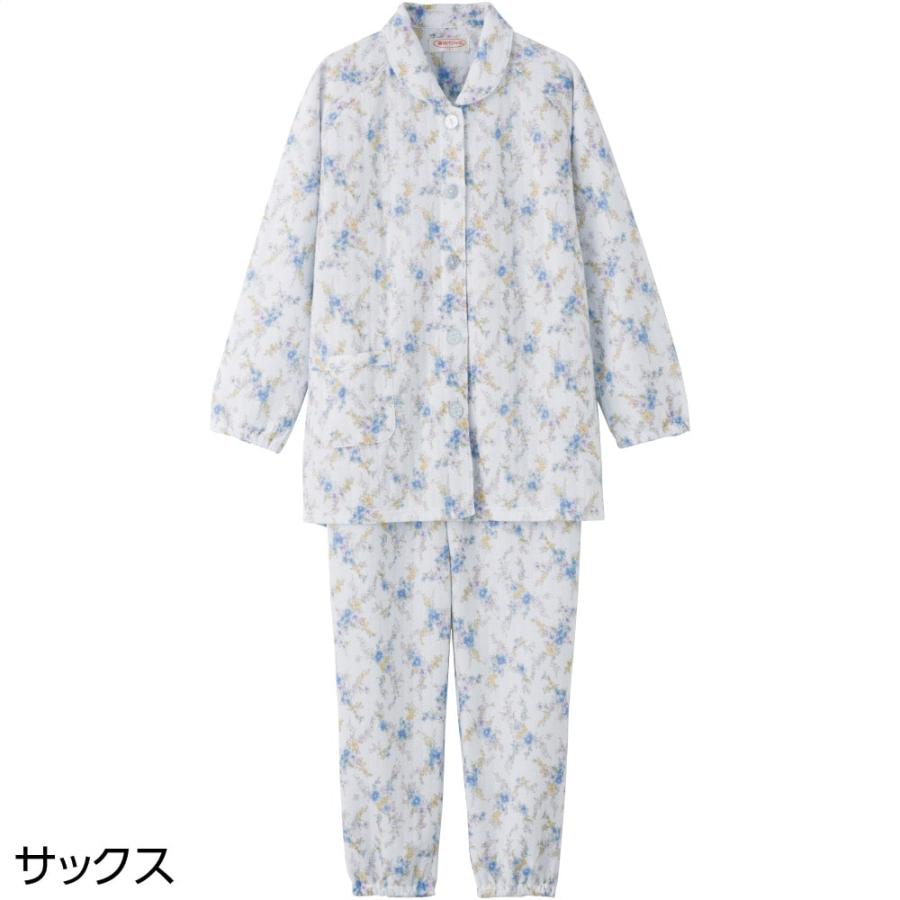 婦人ワンタッチキルトパジャマ  800705【M/L】ふんわり暖かな着心地 ケアファッション | ケアファッション・アクティブ | 01