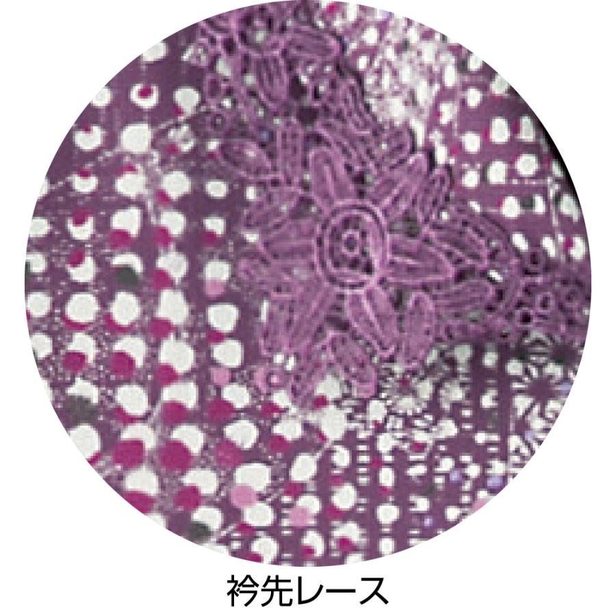 婦人ワンタッチテープ後ろ長めブラウス 820582 衿先レースがおしゃれです。　ケアファッション | ケアファッション・アクティブ | 04