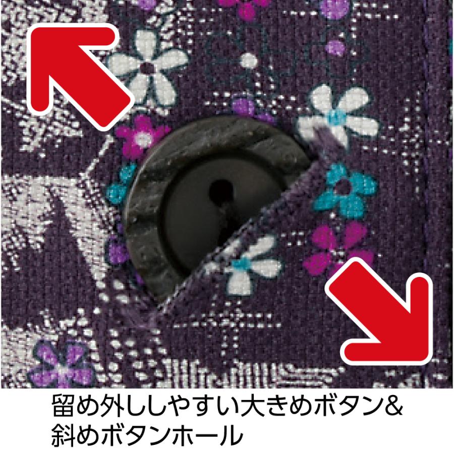 婦人らくらくブラウス 820586 上品な柄です。　ケアファッション | ケアファッション・アクティブ | 01