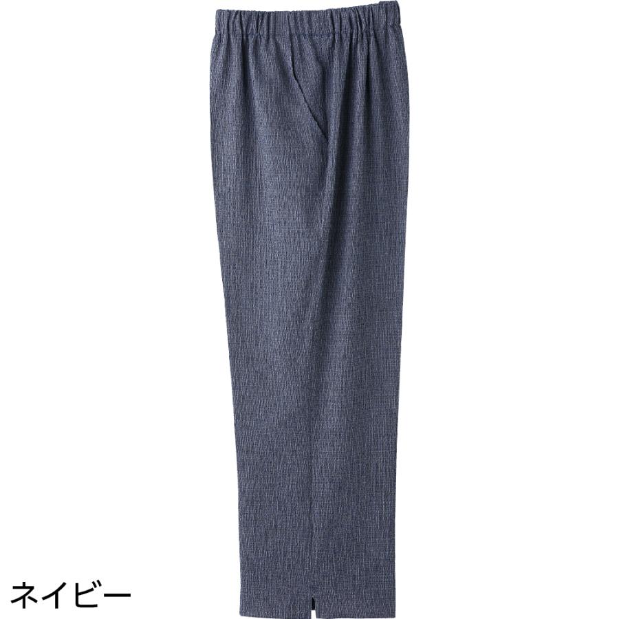 婦人おりなす栃尾楊柳フリーパンツ 820804 歴史のある織物の町、新潟県栃尾産の生地を使用  ケアファッション 日本製 | ケアファッション・アクティブ | 02